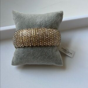 Park Lane Gold Crystal Encrusted Bracelet